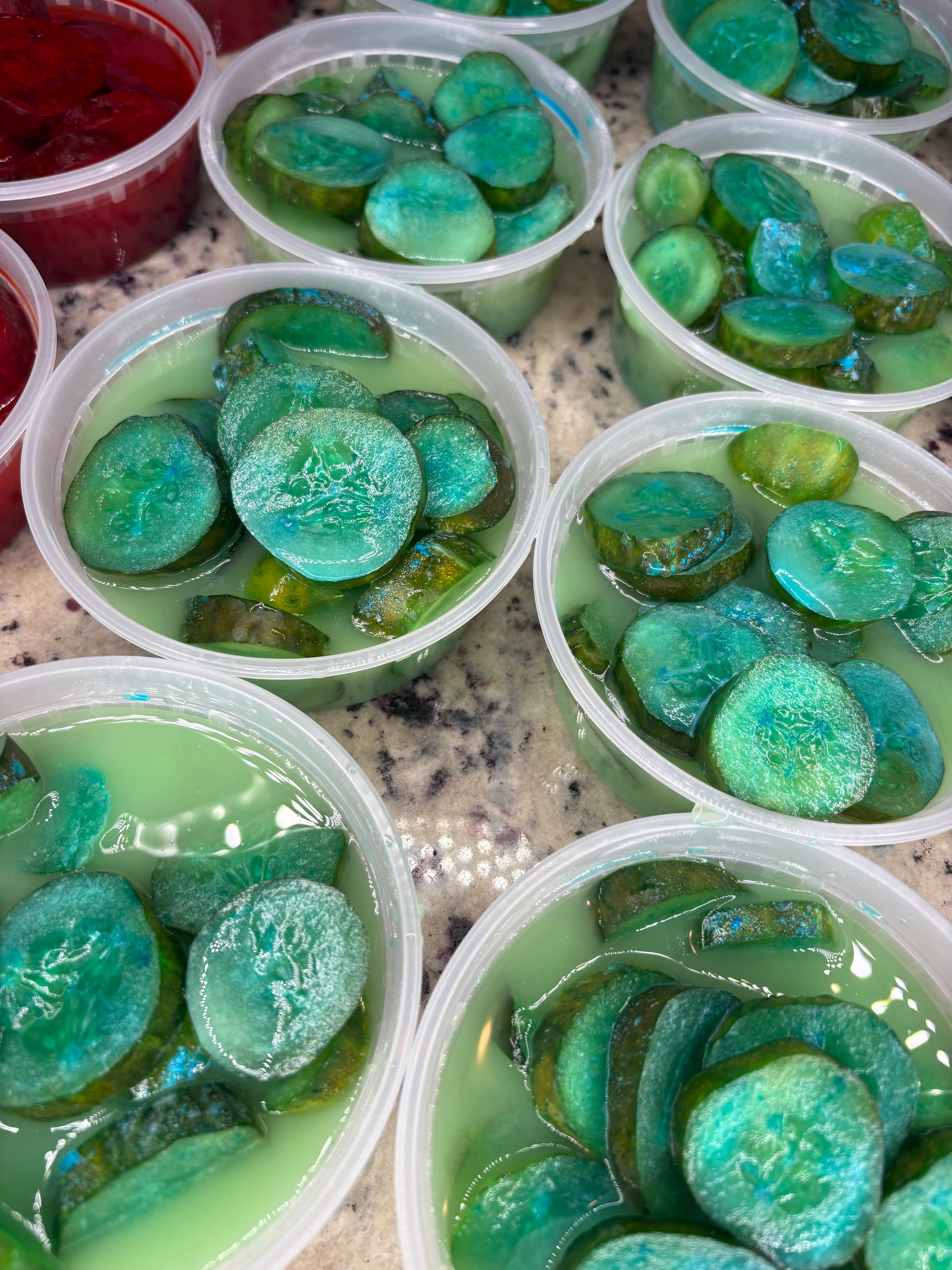 “ Blue Raspberry lemonade “ pickles